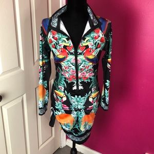 Paradise mini bodycon dress